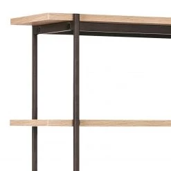 Norrwood Étagère Alsace - Imitation chêne sauvage / Noir -Meubles de salle à manger Soldes Magasin 1000200167 200205 06092500145 DETAILS P000000001000200167