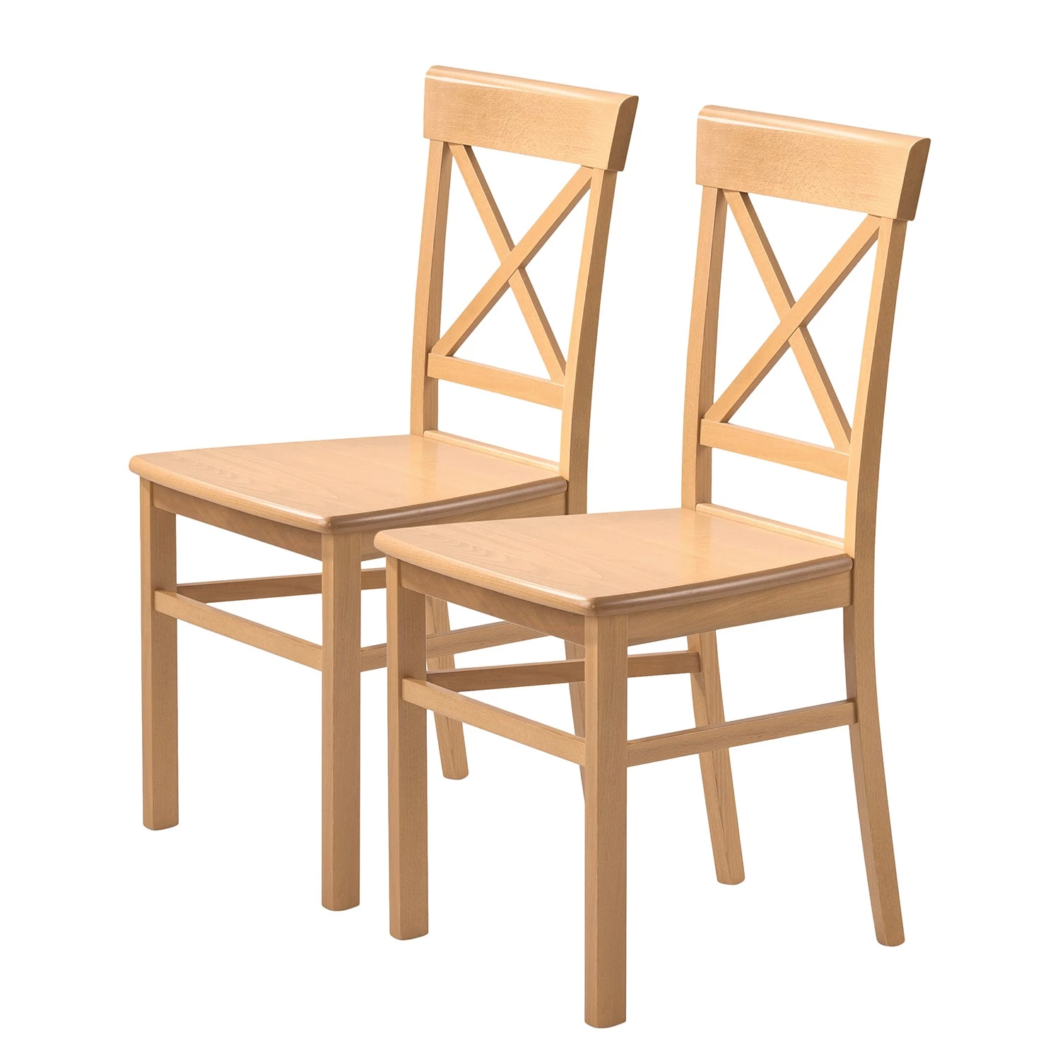 Schösswender Chaises Romeo (lot de 2) - Hêtre massif 1 Schösswender Chaises Romeo (lot de 2) - Hêtre massif