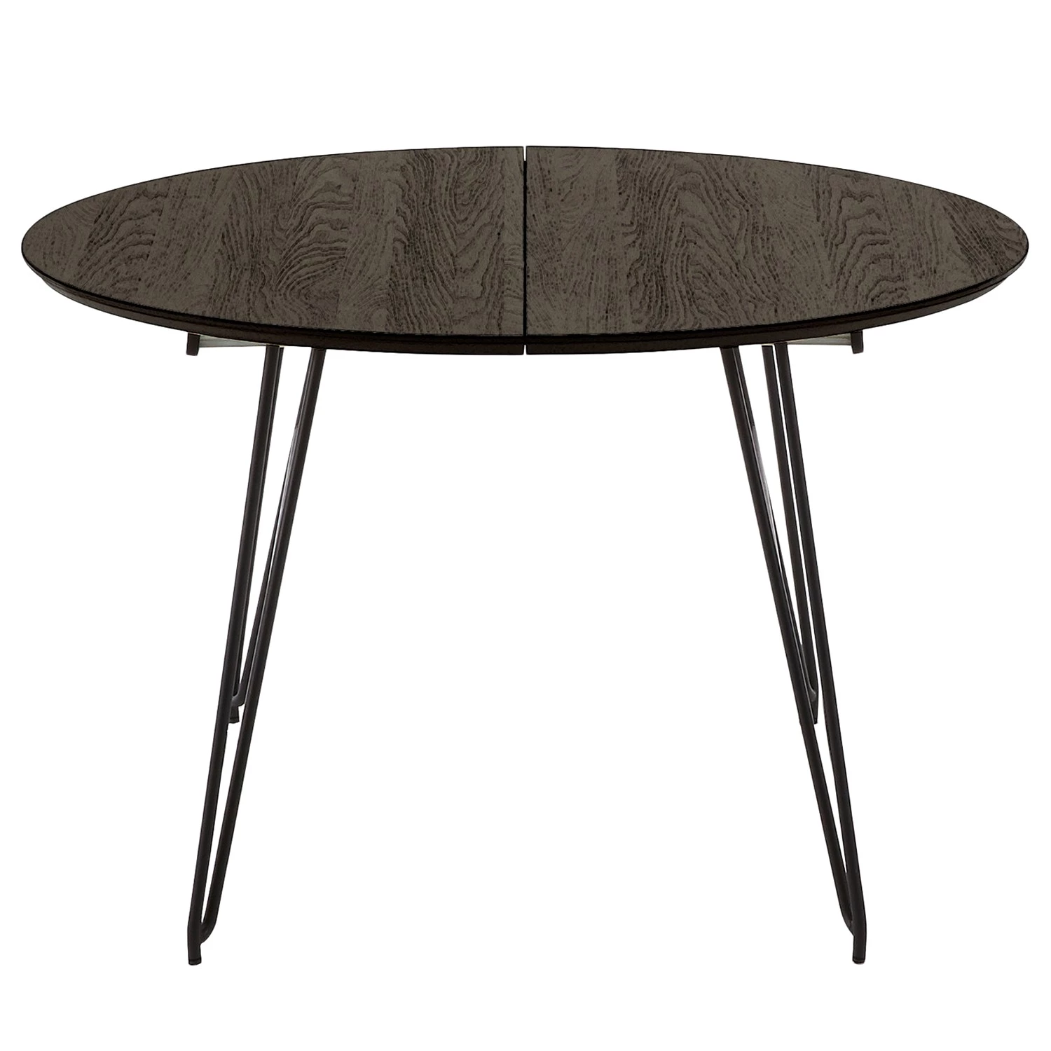 Norrwood Table Mison I - (extensible) - frêne massif / Acier - Noir / Frêne noir 3 Norrwood Table Mison I - (extensible) - frêne massif / Acier - Noir / Frêne noir – Image 3