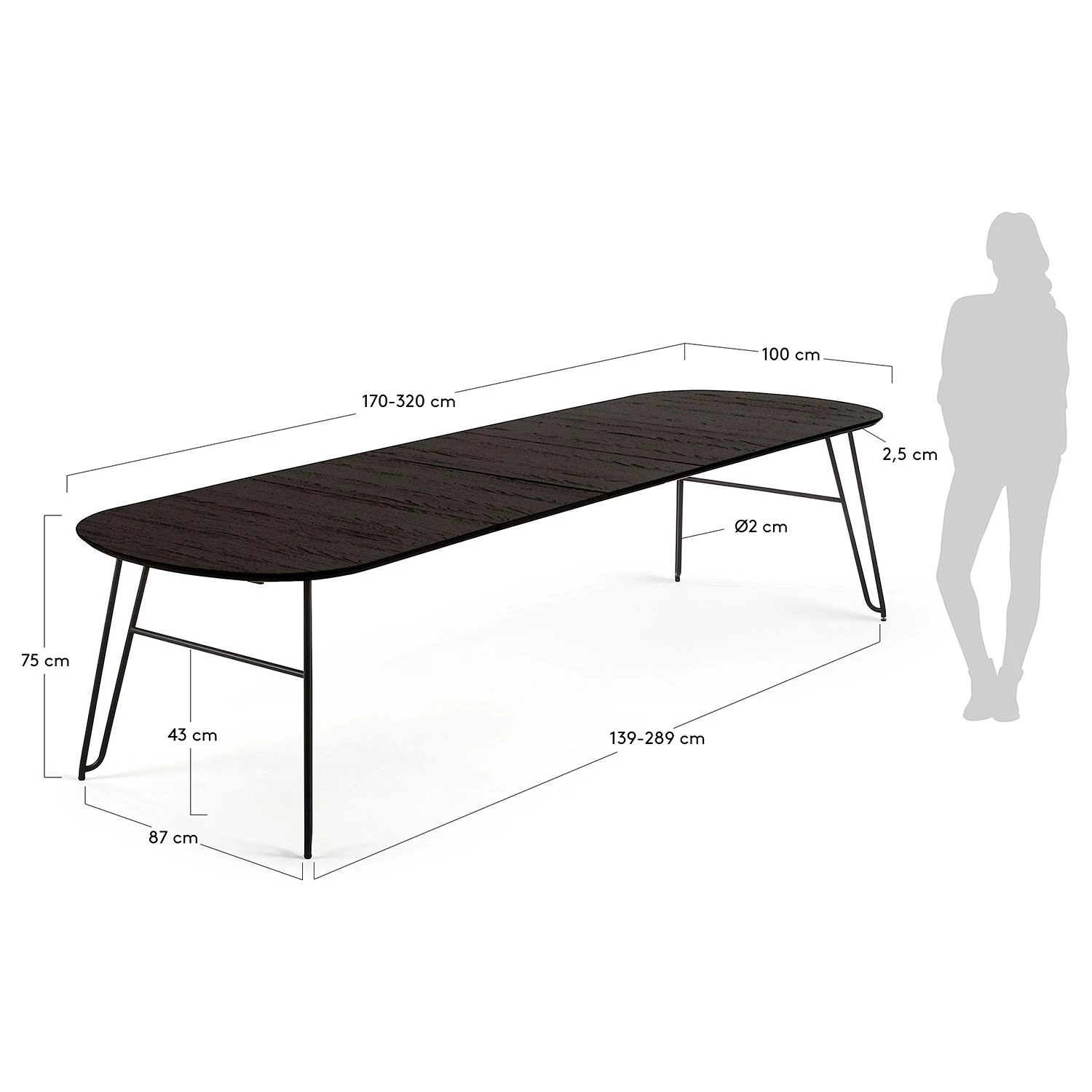 Norrwood Table Mison II - (extensible) - 170 x 100 cm 13 Norrwood Table Mison II - (extensible) - 170 x 100 cm – Image 13