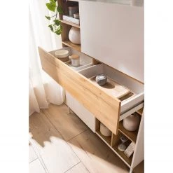 Fredriks Buffet haut Meon - Blanc -Meubles de salle à manger Soldes Magasin 1000201079 201030 11202700014 DETAILS P000000001000201079