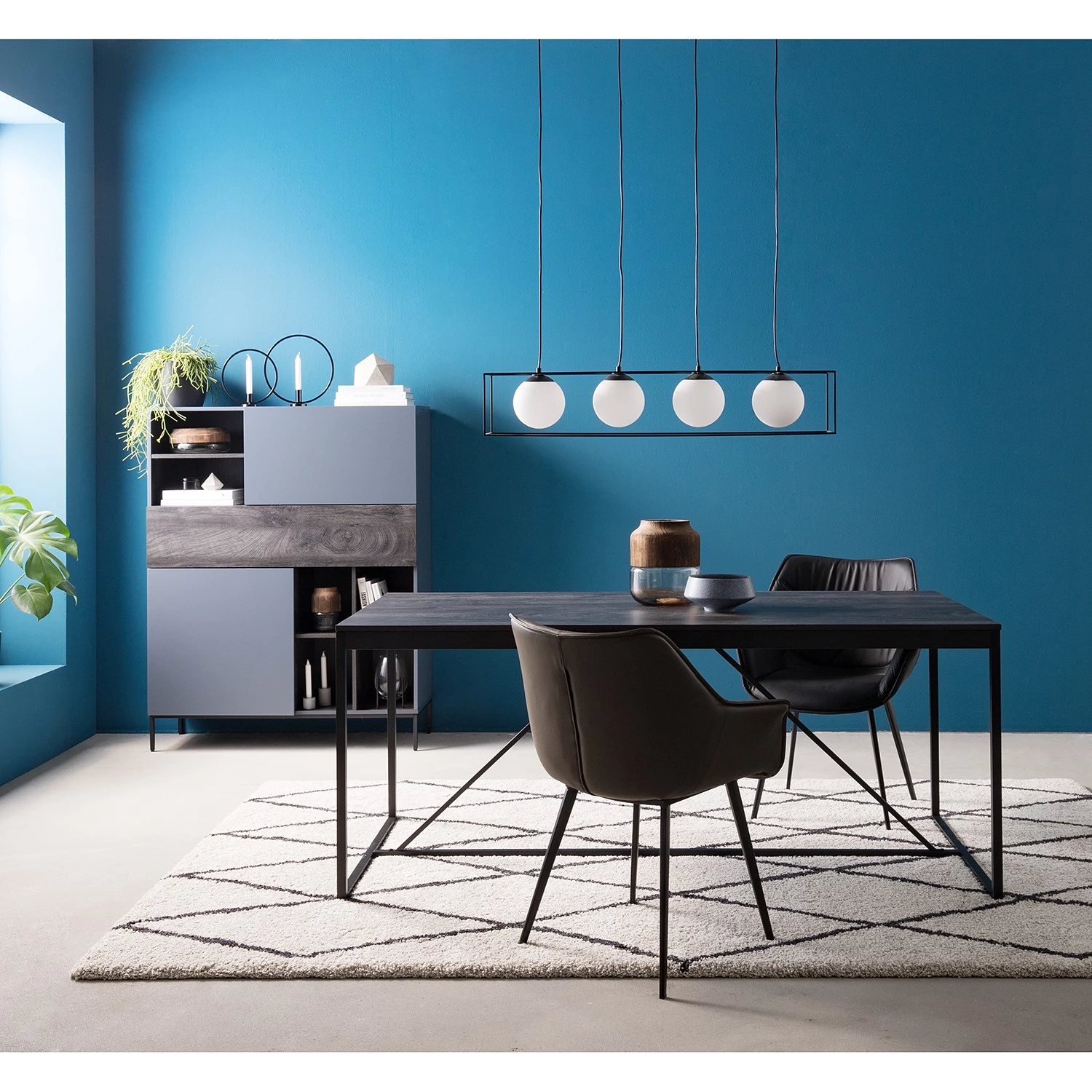 Fredriks Buffet haut Meon - Gris 2 Fredriks Buffet haut Meon - Gris – Image 2