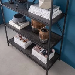 Fredriks Étagère Meon II - Chêne gris -Meubles de salle à manger Soldes Magasin 1000201090 201124 11582100012 MOOD DETAILS P000000001000201090 mood