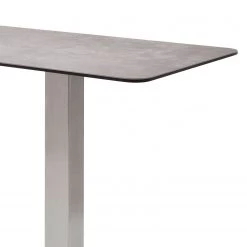 Fredriks Table haute Zilker III - Verre sécurité / Acier inoxydable - Acier inoxydable - Mocca -Meubles de salle à manger Soldes Magasin 1000201153 200317 18345000040 DETAILS P000000001000201153