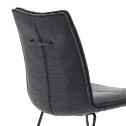 Fredriks Chaises Hesket (lot de 2) - Chenille / Acier - Anthracite - Noir 11 Fredriks Chaises Hesket (lot de 2) - Chenille / Acier - Anthracite - Noir -Meubles de salle à manger Soldes Magasin 1000201154 200317 18345500044 DETAILS P000000001000201154