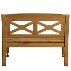 Maison Belfort Banc Villefort - Pin massif - Epicéa lessivé - Largeur : 112 cm -Meubles de salle à manger Soldes Magasin 1000201388 211122 08325803136 DETAILS P000000001000201388