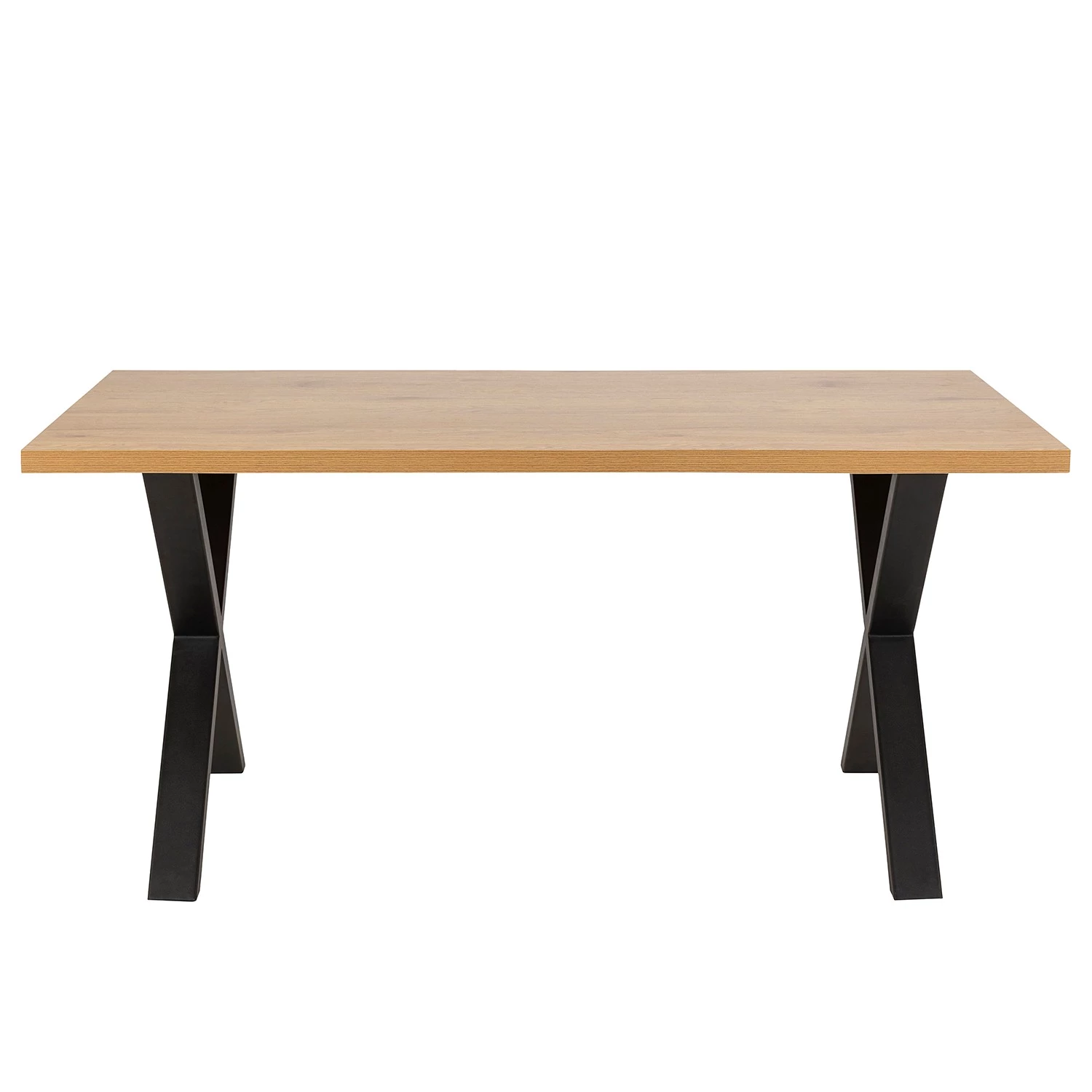 Norrwood Table Wano II - Métal - Imitation chêne sauvage / Noir 2 Norrwood Table Wano II - Métal - Imitation chêne sauvage / Noir – Image 2