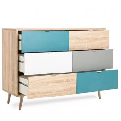 Norrwood Commode Bibury I - Multicolore / Imitation chêne Sonoma 12 Norrwood Commode Bibury I - Multicolore / Imitation chêne Sonoma -Meubles de salle à manger Soldes Magasin 1000202438 200124 09541400071 DETAILS P000000001000202438