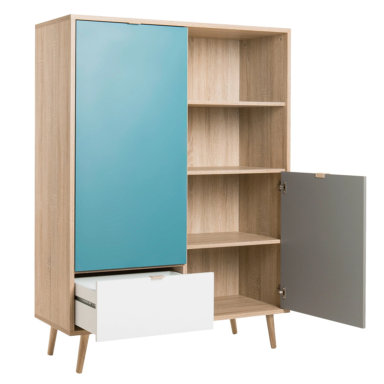 Norrwood Buffet Bibury - Multicolore / Imitation chêne Sonoma 5 Norrwood Buffet Bibury - Multicolore / Imitation chêne Sonoma – Image 5