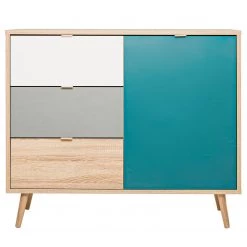 Norrwood Commode Bibury II - Multicolore / Imitation chêne Sonoma 14 Norrwood Commode Bibury II - Multicolore / Imitation chêne Sonoma -Meubles de salle à manger Soldes Magasin 1000202458 200124 09542400131 DETAILS P000000001000202458