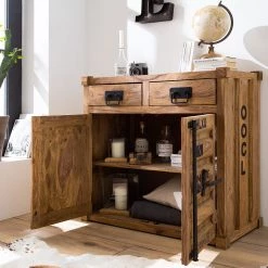 Wolf-Möbel Buffet Container II - Sheesham -Meubles de salle à manger Soldes Magasin 1000202467 210127 06211100003 MOOD DETAILS P000000001000202467 mood