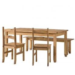 Maison Belfort Salle à manger Finca Rustica I (4 él.) - Pin massif - Epicéa naturel -Meubles de salle à manger Soldes Magasin 1000205018 200220 15182400024 DETAILS P000000001000205018