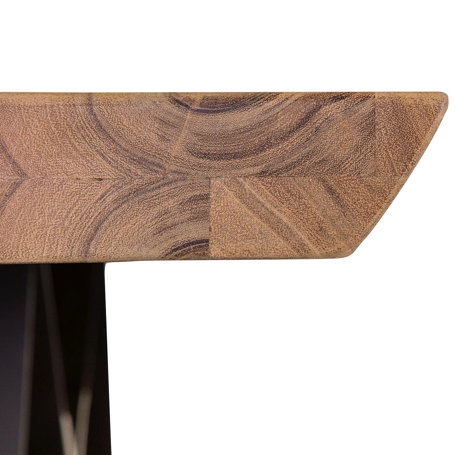 Ars manufacti Table haute Tillson - Acacia massif / Métal - Acacia marron / Noir - 140 x 80 cm 3 Ars manufacti Table haute Tillson - Acacia massif / Métal - Acacia marron / Noir - 140 x 80 cm – Image 3