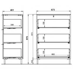 Germania Commode California II - Cachemire 17 Germania Commode California II - Cachemire -Meubles de salle à manger Soldes Magasin 1000206667 200305 17322600050 SKETCH DETAILS P000000001000206667 sketch