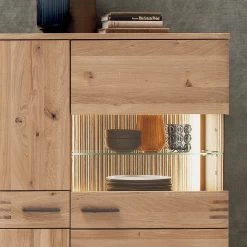 Loftscape Buffet haut Salvo - Partiellement en chêne massif - Planches de chêne Bianco / Gris 14 Loftscape Buffet haut Salvo - Partiellement en chêne massif - Planches de chêne Bianco / Gris -Meubles de salle à manger Soldes Magasin 1000207367 200317 14300300161 DETAILS P000000001000207367