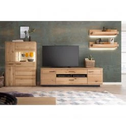 Loftscape Tablettes murales Salvo I (lot de 2) - Placage en chêne véritable - Planches de chêne Bianco -Meubles de salle à manger Soldes Magasin 1000207369 200317 14301400176 MOOD DETAILS P000000001000207369 mood