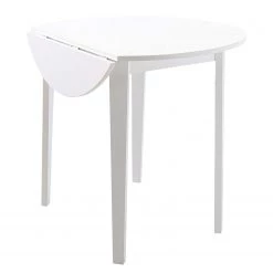 Loftscape Table Trion II - Partiellement en pin massif - Blanc