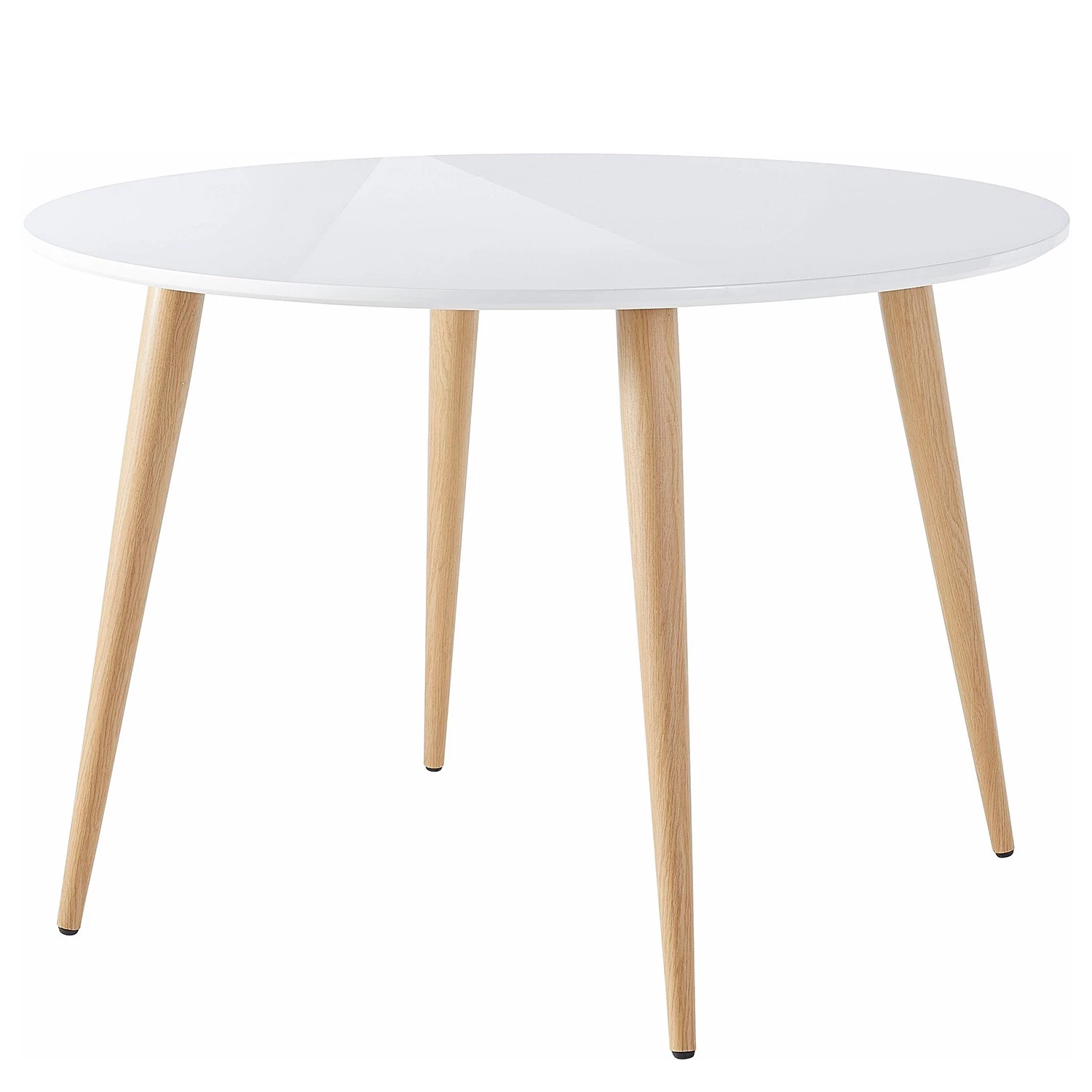 Loftscape Table Cowley II - Métal - Blanc brillant / Imitation chêne 1 Loftscape Table Cowley II - Métal - Blanc brillant / Imitation chêne
