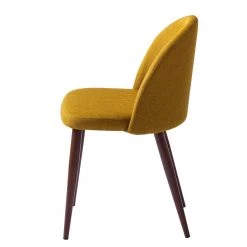 Mørteens Chaises capitonnées Jacklin III (2 él.) - Tissu / Métal - Imitation noyer - Jaune moutarde 14 Mørteens Chaises capitonnées Jacklin III (2 él.) - Tissu / Métal - Imitation noyer - Jaune moutarde -Meubles de salle à manger Soldes Magasin 1000208738 201023 06152700003 DETAILS P000000001000208738