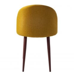 Mørteens Chaises capitonnées Jacklin III (2 él.) - Tissu / Métal - Imitation noyer - Jaune moutarde 15 Mørteens Chaises capitonnées Jacklin III (2 él.) - Tissu / Métal - Imitation noyer - Jaune moutarde -Meubles de salle à manger Soldes Magasin 1000208738 201023 06152800004 DETAILS P000000001000208738