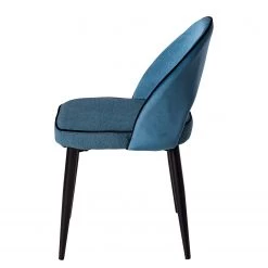 Jack & Alice Chaises capitonnées Jacky (lot de 2) - Tissu & velours / Métal - Gris chiné / Noir 17 Jack & Alice Chaises capitonnées Jacky (lot de 2) - Tissu & velours / Métal - Gris chiné / Noir -Meubles de salle à manger Soldes Magasin 1000208741 201021 16214600010 DETAILS P000000001000208741