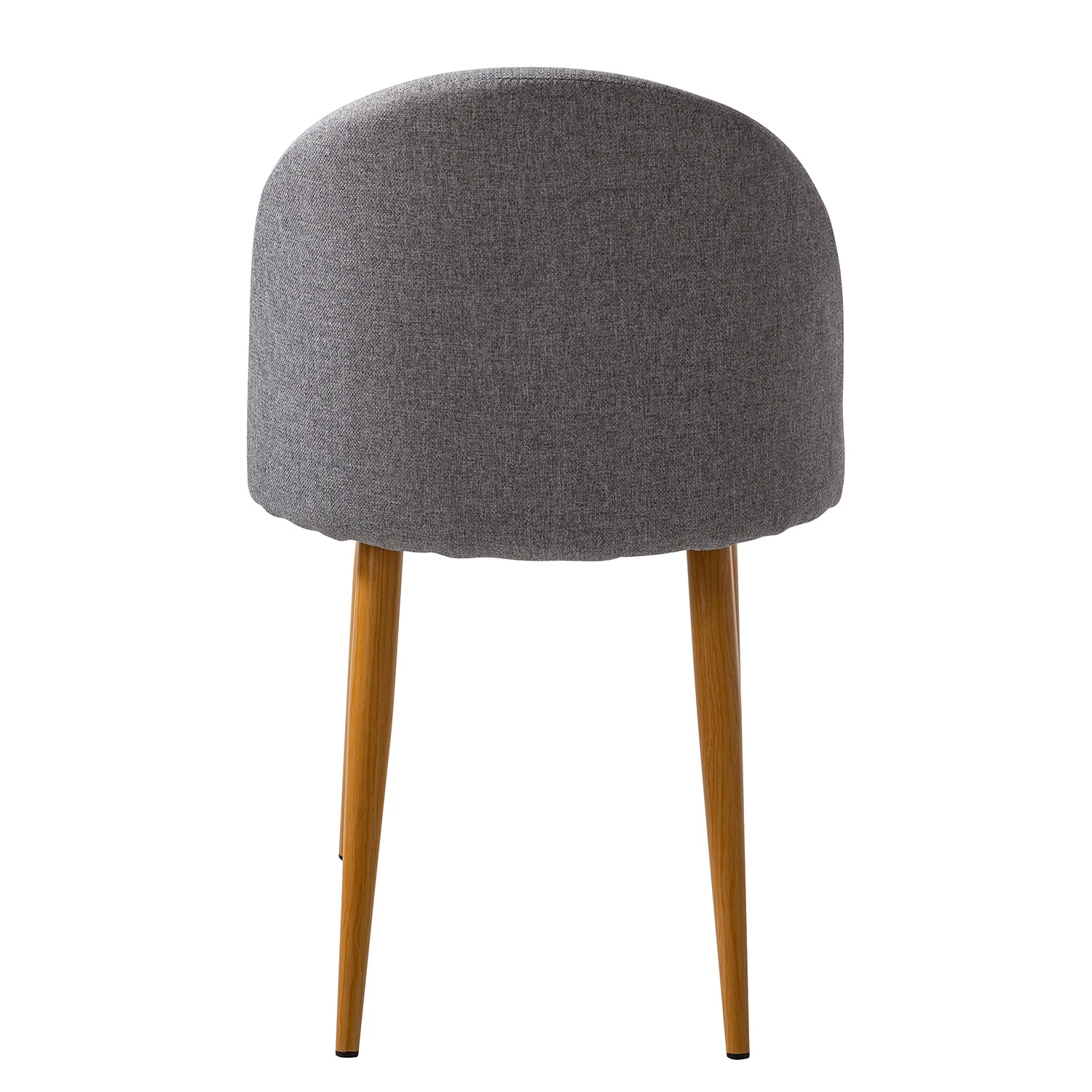 Mørteens Chaises capitonnées Jacklin II (2 él.) - Tissu / Métal - Imitation chêne - Gris clair 4 Mørteens Chaises capitonnées Jacklin II (2 él.) - Tissu / Métal - Imitation chêne - Gris clair – Image 4