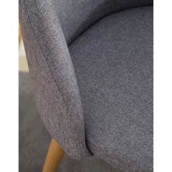 Mørteens Chaises capitonnées Jacklin II (2 él.) - Tissu / Métal - Imitation chêne - Gris clair 22 Mørteens Chaises capitonnées Jacklin II (2 él.) - Tissu / Métal - Imitation chêne - Gris clair -Meubles de salle à manger Soldes Magasin 1000208746 210106 06513400004 DETAILS P000000001000208746