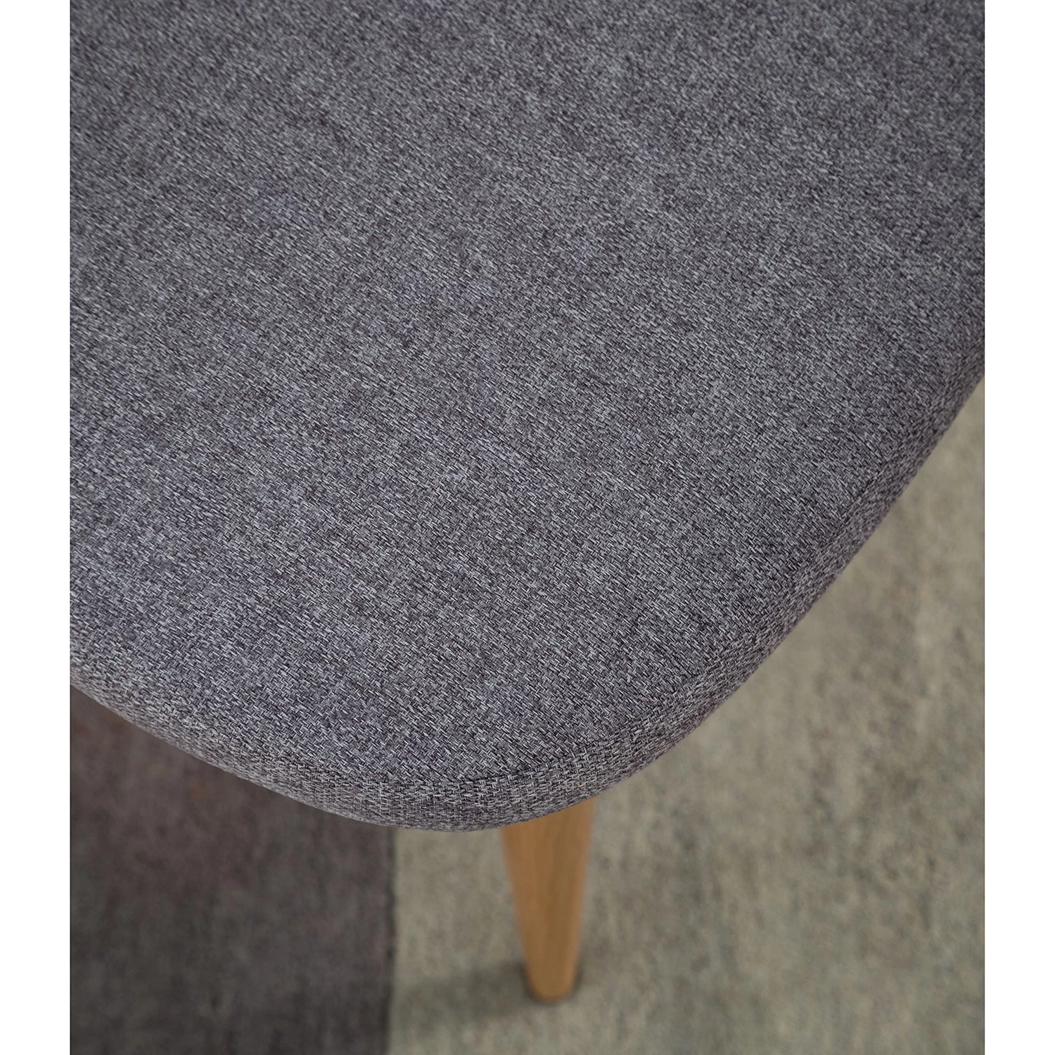 Mørteens Chaises capitonnées Jacklin II (2 él.) - Tissu / Métal - Imitation chêne - Gris clair 12 Mørteens Chaises capitonnées Jacklin II (2 él.) - Tissu / Métal - Imitation chêne - Gris clair – Image 12