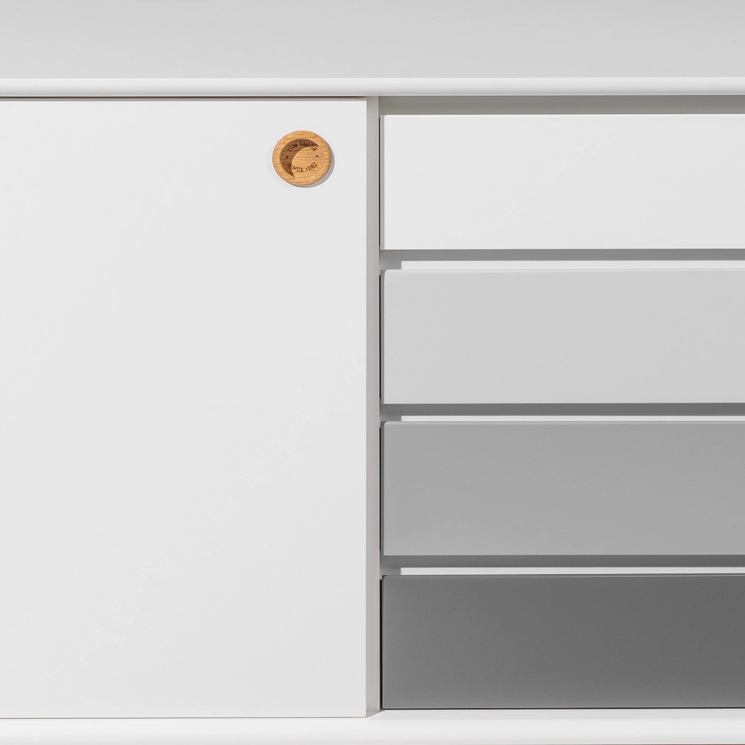 Tom Tailor Commode Color Box - Partiellement en chêne massif - Blanc / Gris clair 6 Tom Tailor Commode Color Box - Partiellement en chêne massif - Blanc / Gris clair – Image 6