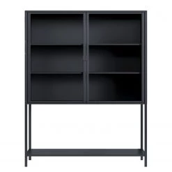 Loftscape Buffet haut Cowee II - Verre / Métal - Noir 11 Loftscape Buffet haut Cowee II - Verre / Métal - Noir -Meubles de salle à manger Soldes Magasin 1000209633 200706 13424100028 DETAILS P000000001000209633