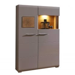 Loftscape Buffet haut Aulby - Avec éclairage - Taupe