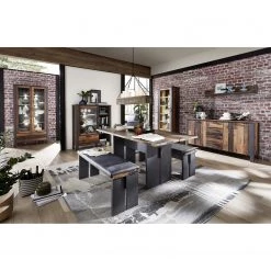 Red Living Buffet haut Blackpool II - Avec éclairage - Imitation bois recyclé / Gris 9 Red Living Buffet haut Blackpool II - Avec éclairage - Imitation bois recyclé / Gris -Meubles de salle à manger Soldes Magasin 1000209807 210331 08331600006 MOOD DETAILS P000000001000209807 mood