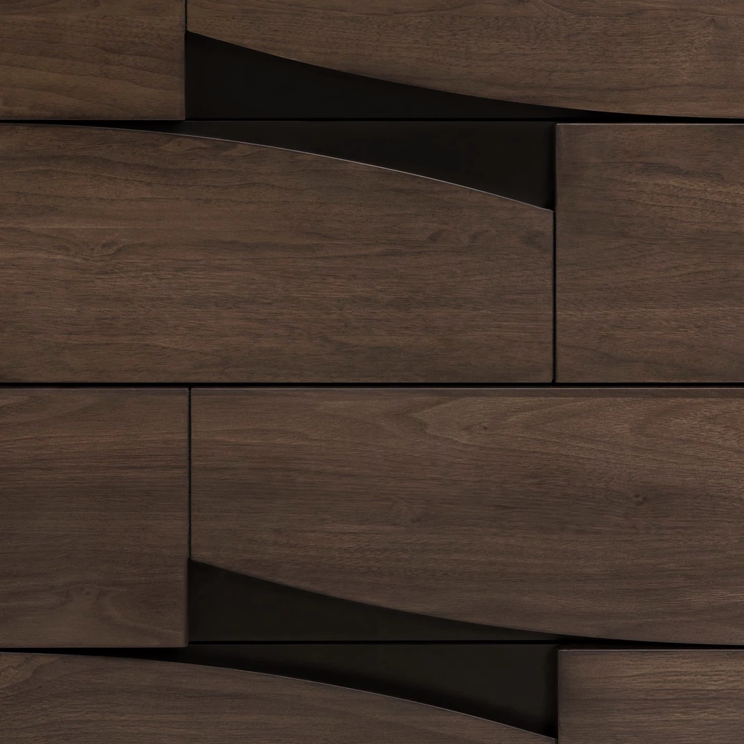 Red Living Commode Kluuvi II - Placage en bois véritable - Noyer / Noir 9 Red Living Commode Kluuvi II - Placage en bois véritable - Noyer / Noir – Image 9