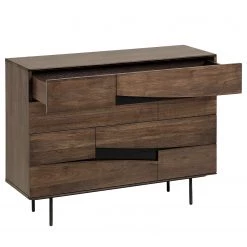 Red Living Commode Kluuvi I - Placage en bois véritable - Noyer / Noir 17 Red Living Commode Kluuvi I - Placage en bois véritable - Noyer / Noir -Meubles de salle à manger Soldes Magasin 1000210871 200429 17355800032 DETAILS P000000001000210871