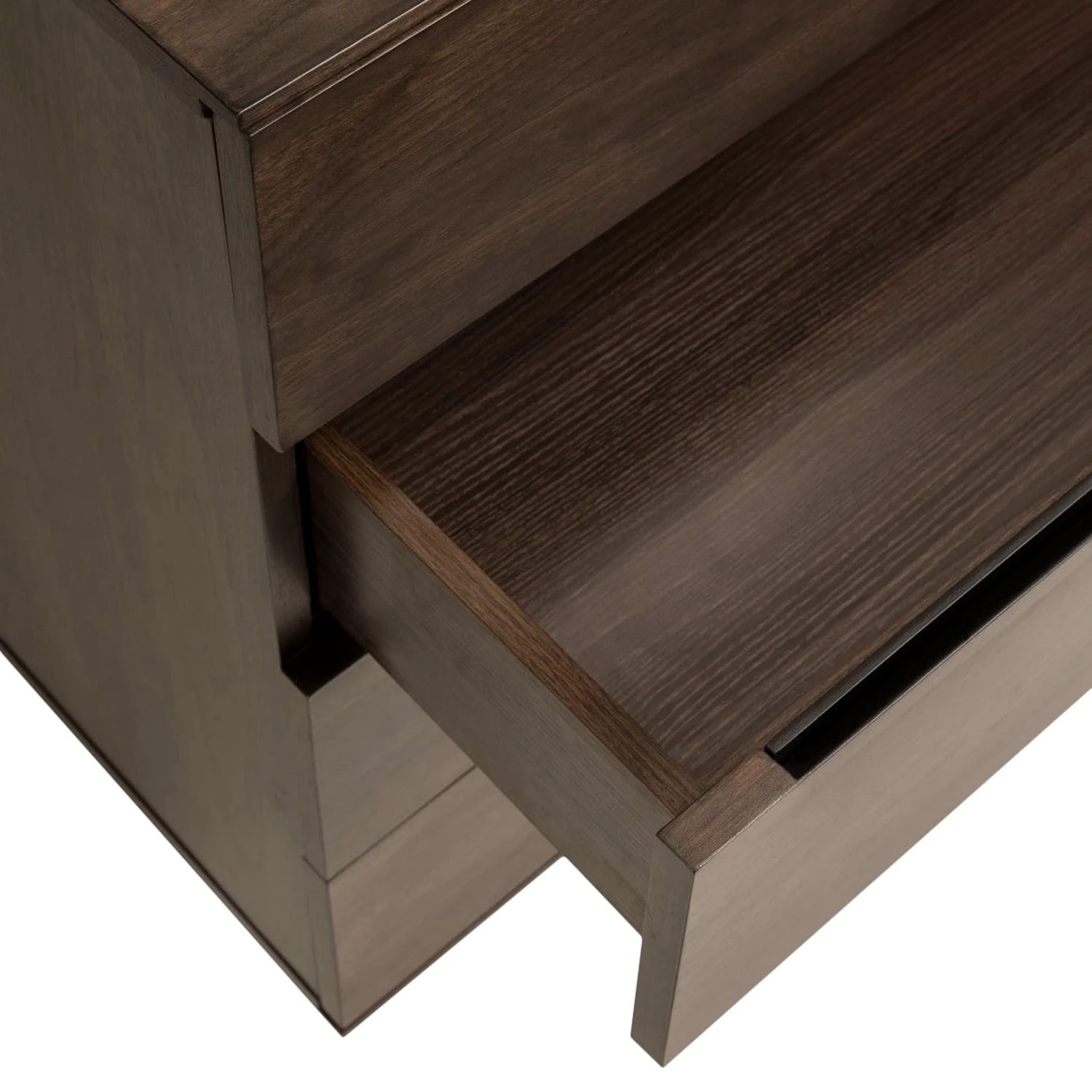 Red Living Commode Kluuvi I - Placage en bois véritable - Noyer / Noir 7 Red Living Commode Kluuvi I - Placage en bois véritable - Noyer / Noir – Image 7