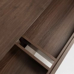 Red Living Buffet Kuuvi - Placage en bois véritable - Noyer / Noir -Meubles de salle à manger Soldes Magasin 1000210885 200429 17363400075 DETAILS P000000001000210885