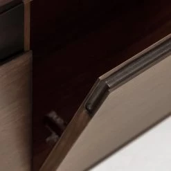 Red Living Buffet Kuuvi - Placage en bois véritable - Noyer / Noir -Meubles de salle à manger Soldes Magasin 1000210885 200429 17363600077 DETAILS P000000001000210885