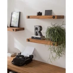 Ars manufacti Tablette murale Manchester II - Acacia massif - Largeur : 60 cm 13 Ars manufacti Tablette murale Manchester II - Acacia massif - Largeur : 60 cm -Meubles de salle à manger Soldes Magasin 1000210957 210121 12574800017 DETAILS P000000001000210957