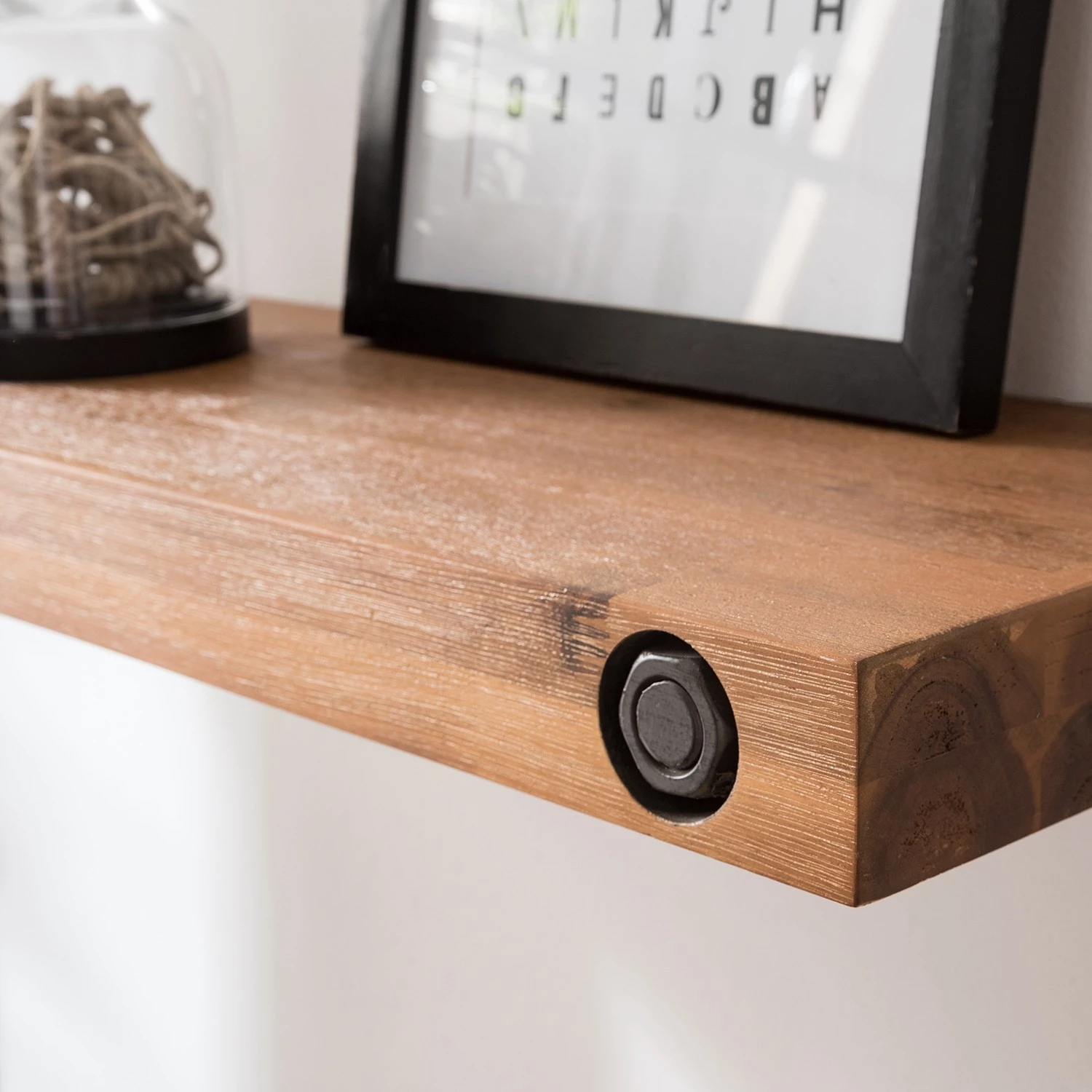 Ars manufacti Tablette murale Manchester II - Acacia massif - Largeur : 60 cm 10 Ars manufacti Tablette murale Manchester II - Acacia massif - Largeur : 60 cm – Image 10