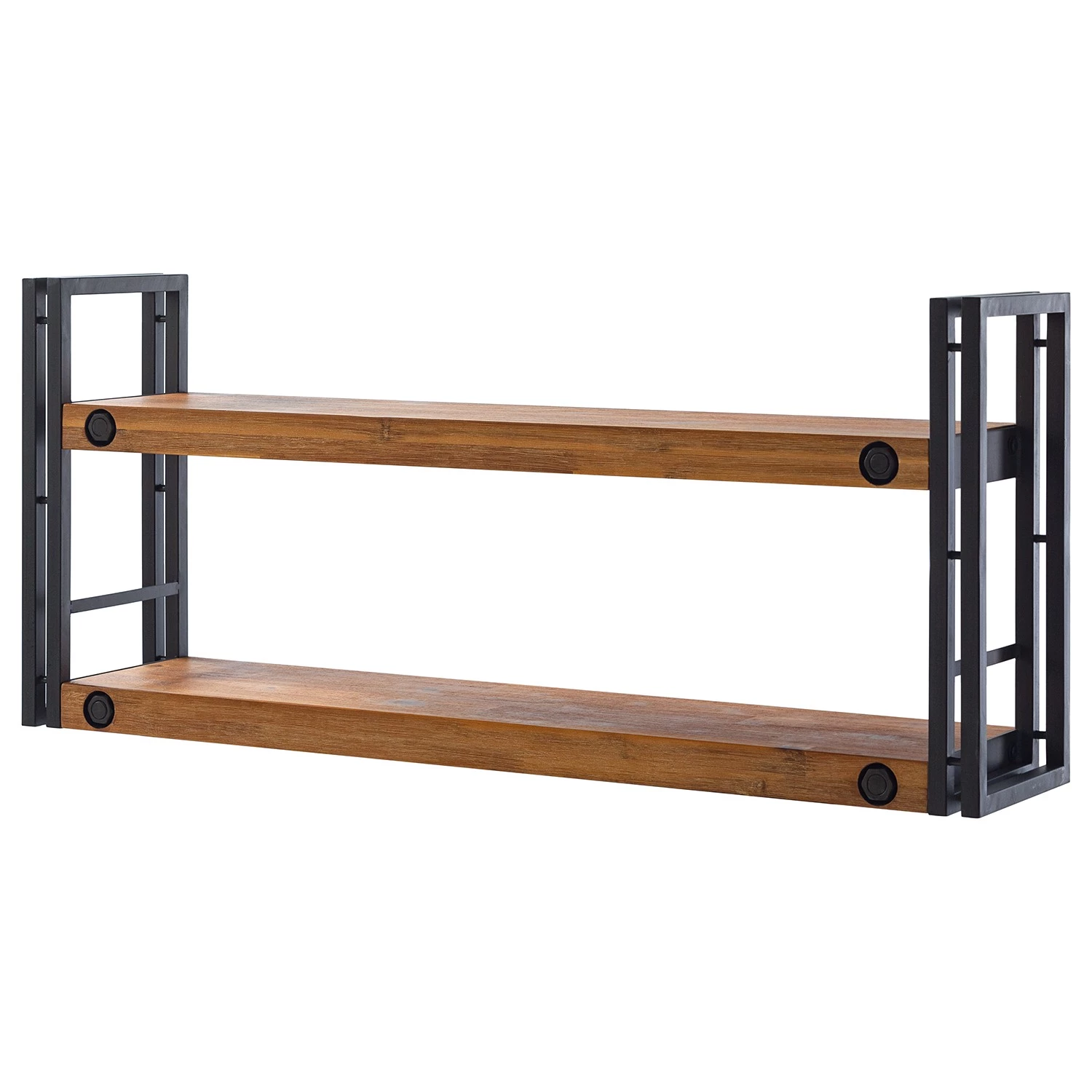 Ars manufacti Étagère murale Manchester II - Acacia massif / Métal - Acacia / Anthracite 1 Ars manufacti Étagère murale Manchester II - Acacia massif / Métal - Acacia / Anthracite