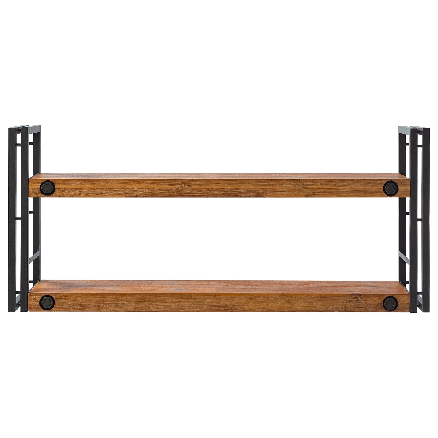 Ars manufacti Étagère murale Manchester II - Acacia massif / Métal - Acacia / Anthracite 4 Ars manufacti Étagère murale Manchester II - Acacia massif / Métal - Acacia / Anthracite – Image 4