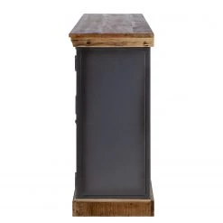 Ars manufacti Buffet Hunter II - Manguier massif / Métal - Manguier / Gris bleu -Meubles de salle à manger Soldes Magasin 1000211063 210127 06295800016 DETAILS P000000001000211063