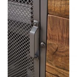 Ars manufacti Buffet Hunter II - Manguier massif / Métal - Manguier / Gris bleu -Meubles de salle à manger Soldes Magasin 1000211063 210219 10173600004 DETAILS P000000001000211063