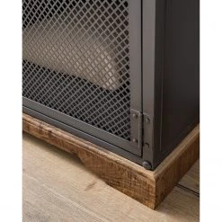 Ars manufacti Buffet Hunter II - Manguier massif / Métal - Manguier / Gris bleu -Meubles de salle à manger Soldes Magasin 1000211063 210219 10173900006 DETAILS P000000001000211063