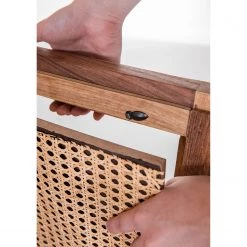 Naturoo Buffet haut Nyack - Manguier massif / Vannerie - Manguier / Doré -Meubles de salle à manger Soldes Magasin 1000211487 210217 11364200012 DETAILS P000000001000211487