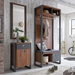 Ars manufacti Buffet Marton III - Imitation chêne Stirling / Anthracite -Meubles de salle à manger Soldes Magasin 1000211529 200424 13264300099 MOOD DETAILS P000000001000211529 mood