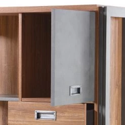 Ars manufacti Étagère Marton III - Imitation chêne Stirling / Anthracite -Meubles de salle à manger Soldes Magasin 1000211532 200424 13265500124 DETAILS P000000001000211532