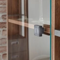 Ars manufacti Vitrine Marton - Imitation chêne Stirling / Anthracite -Meubles de salle à manger Soldes Magasin 1000211534 200424 13270300142 DETAILS P000000001000211534