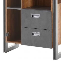 Ars manufacti Vitrine Marton - Imitation chêne Stirling / Anthracite -Meubles de salle à manger Soldes Magasin 1000211534 200424 13270300143 DETAILS P000000001000211534