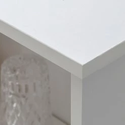 Fredriks Table haute Coburn - Aluminium - Argenté - Blanc -Meubles de salle à manger Soldes Magasin 1000211773 200506 12474200439 DETAILS P000000001000211773